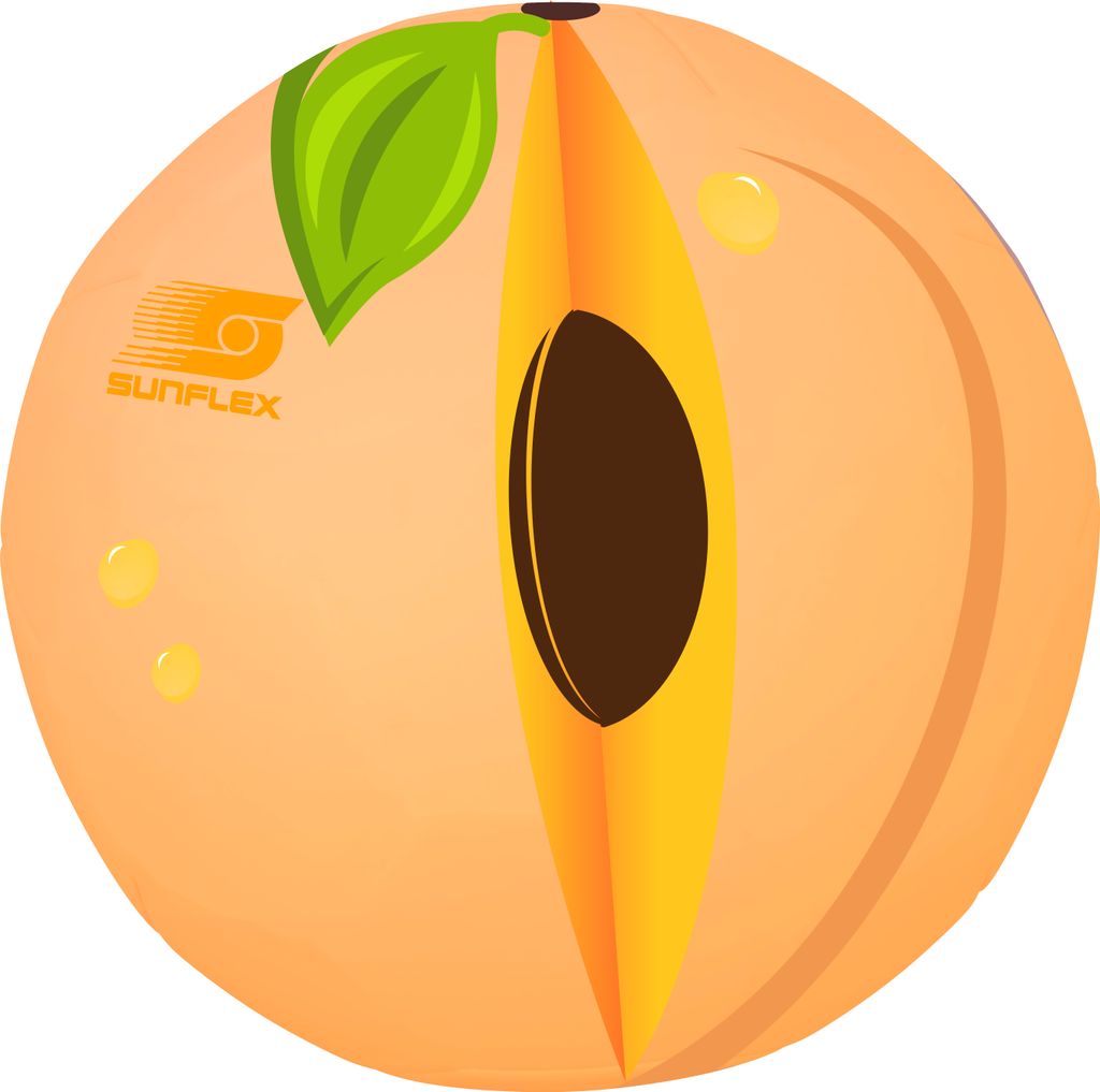 sunflex Spielball TUTTI FRUTTI MINI PFIRSICH