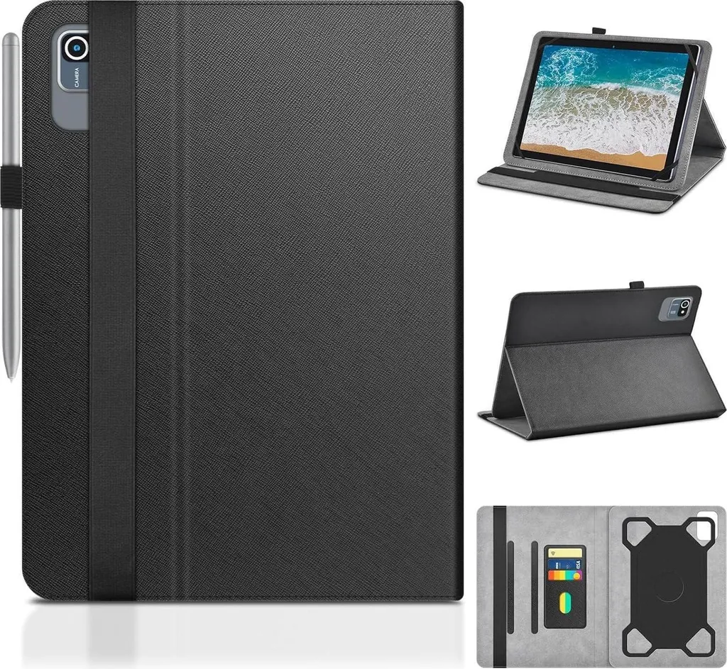 Étui Tablette 10,1 Pouces KATUMO - Protection Élégante et Polyvalente Noir