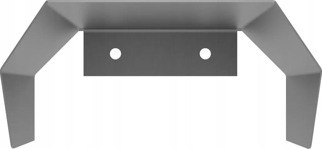 Cache d'interrupteur inox 14x7 cm | Plaque de finition double - 6