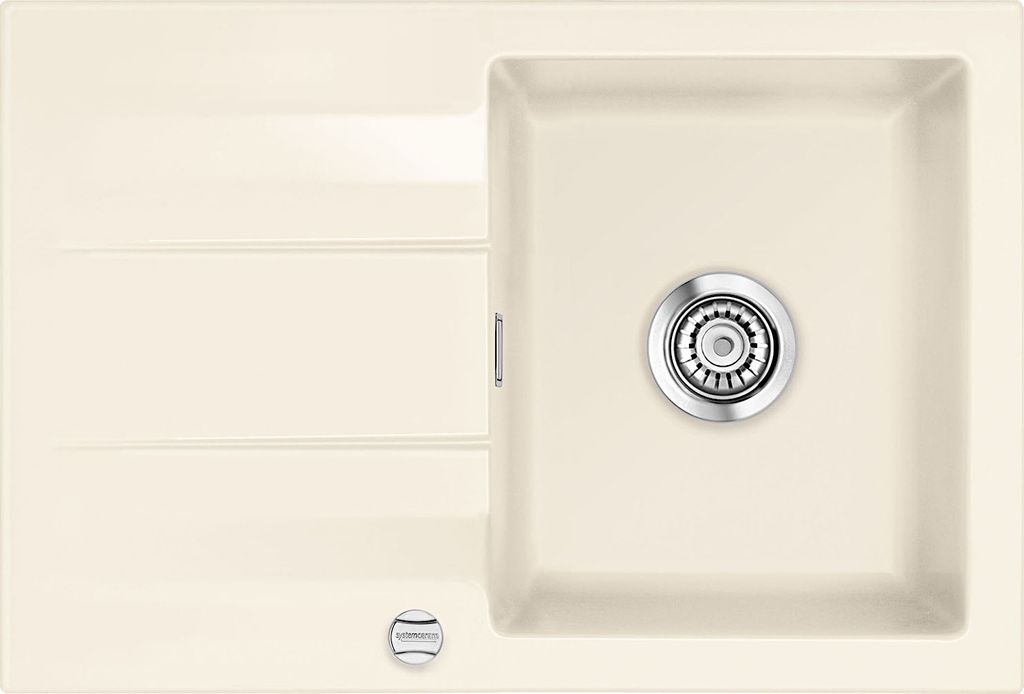 Systemceram KeraDomo Spüle GENEA 75 in MAGNOLIE mit Produktbild 