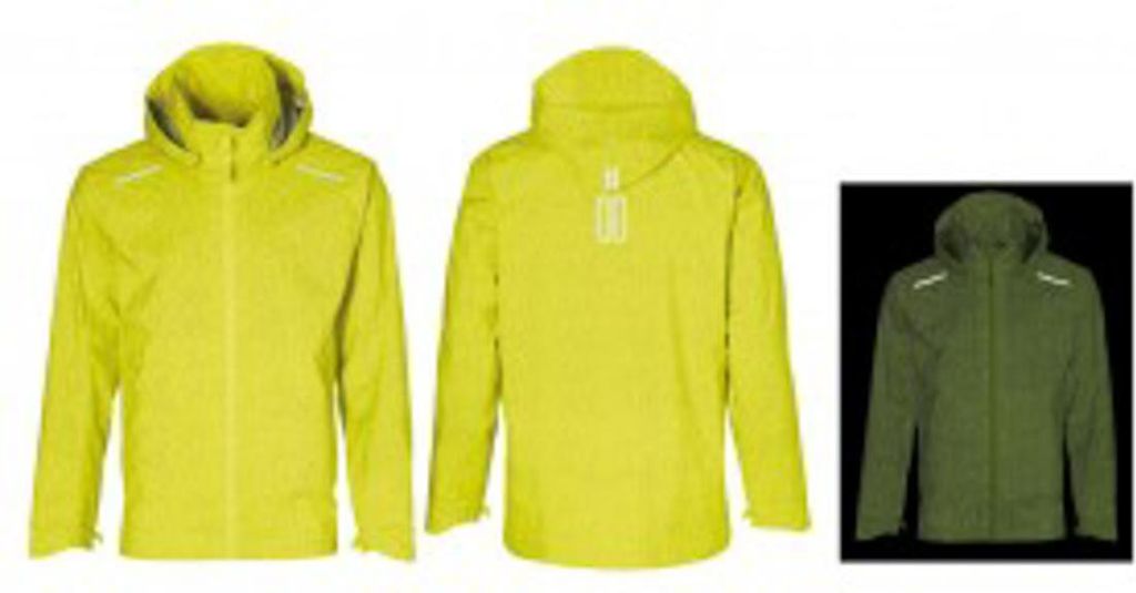 Veste de pluie pour vélo BASIL hommes Skane HiVis, neon Image du produit 