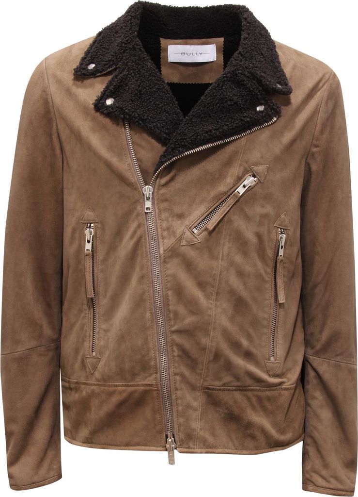 9721Au Giubbotto Uomo Bully Man Suede Jacket
