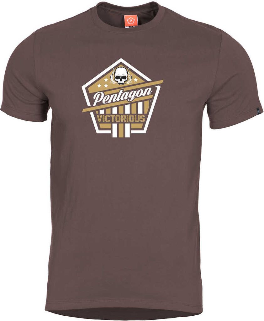 Pentagon Ageron Victorious Kurzarm-t-shirt Braun L Herren Braun L
