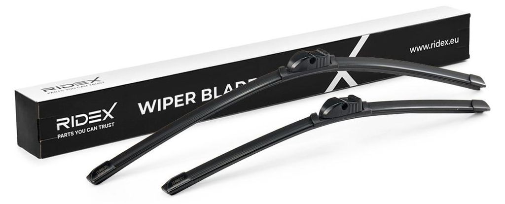 2x RIDEX Scheibenwischer Vorne 600mm/475mm für VW GOLF VI Produktbild 
