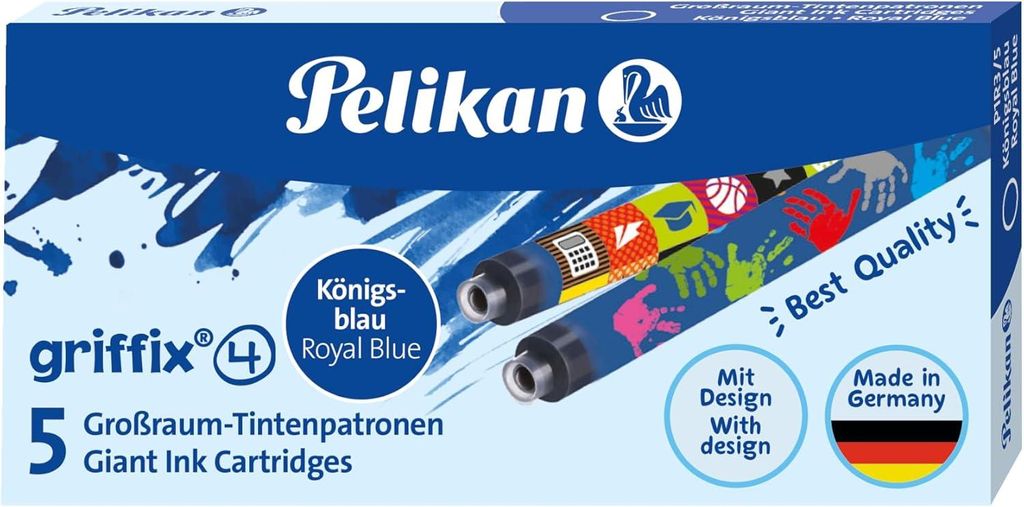 Pelikan Griffix, Blau, Mehrfarbig, Füllfederhalter, 5 Produktbild 