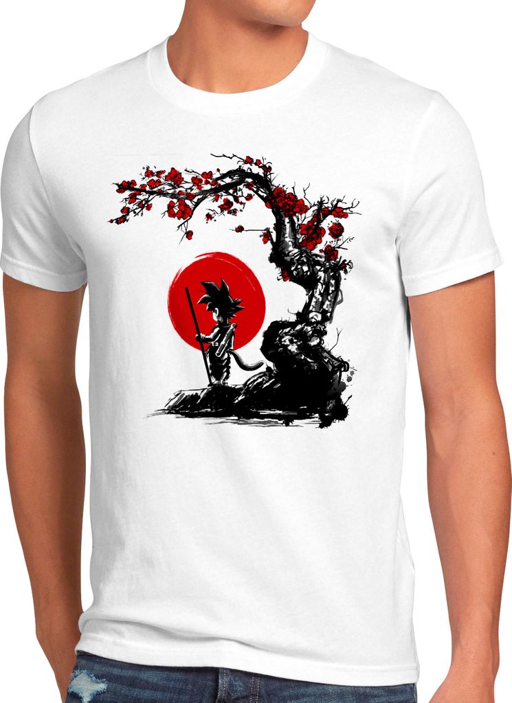 style3 Dragon Sunset Herren T-Shirt super dragon saiyan z gt