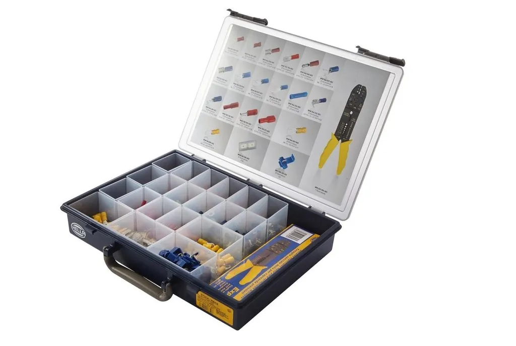 Assortiment HELLA de 401 connecteurs de câbles divers pour électricité - 4