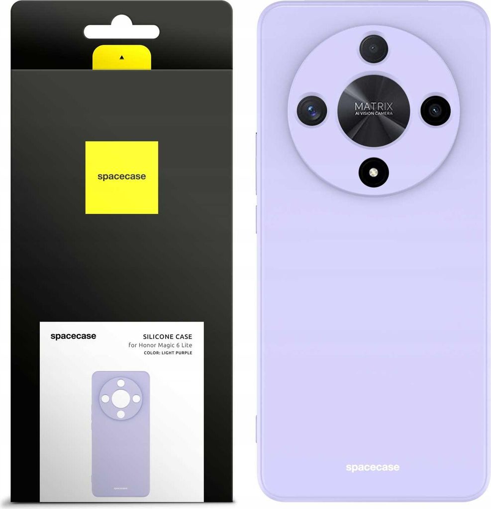 Spacecase Silikonhülle Honor Magic 6 lite hell lila