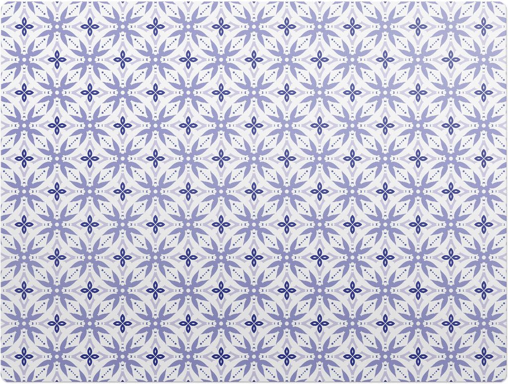 Florales Retro-Muster – Bodenschutzmatte – Rutschfest – Schutzmatte für Büro – Vinylmatte – Stuhlunterlage – 120 x 90 cm