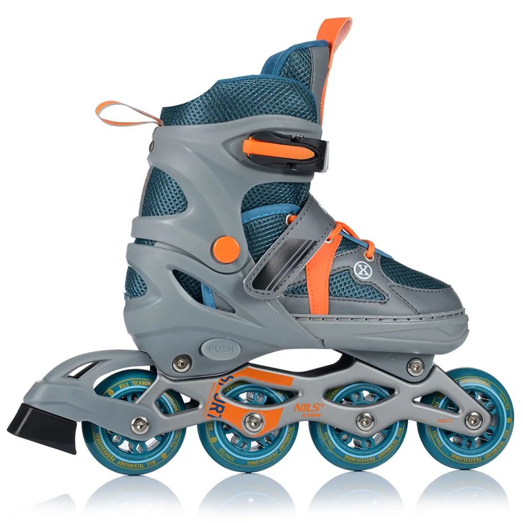 Patins NILS Extreme NJ1828A avec roulements ABEC7 et taille ajustable S - 9