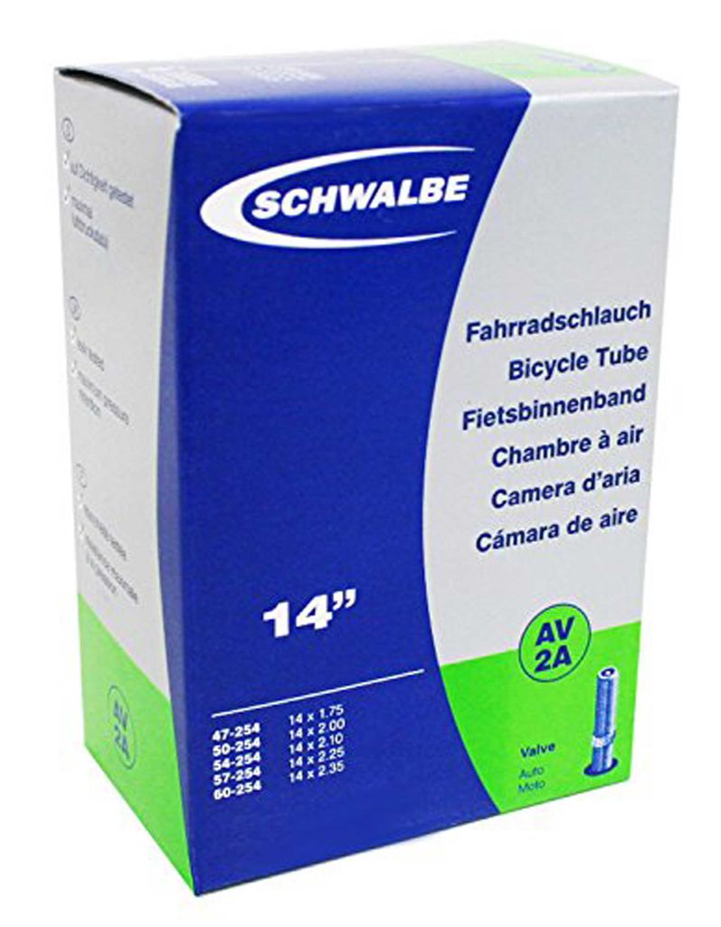 Schwalbe 14' Schlauch 'AV 2A', 14x1.75-2.50 (47/60-254), AV Produktbild 