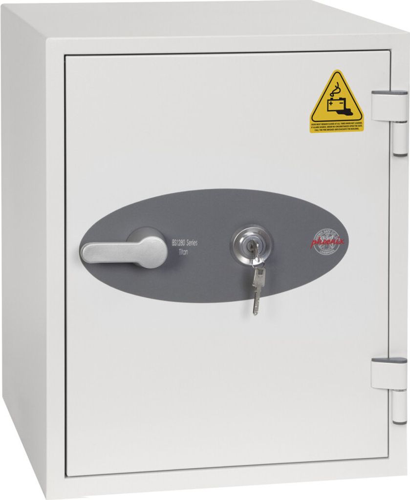 Phoenix Battery Titan BS1283K - Batterie Aufbewahrungs Tresor mit Schlüsselschloss.