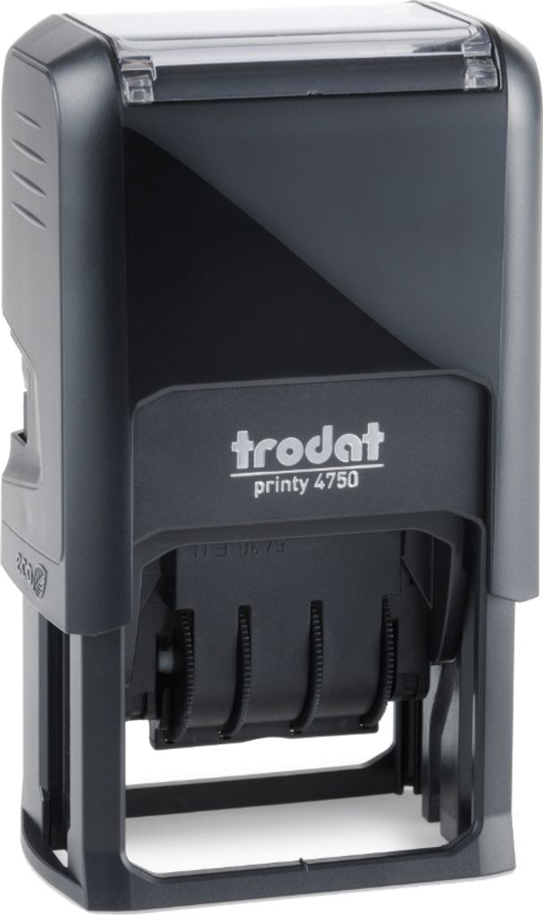 trodat Datumstempel Printy 4.0 4750 Typo Set schwarz