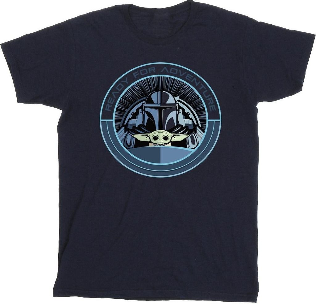 Star Wars - "The Mandalorian Ready For Adventure" T-Shirt für Jungen BI37704 (152-158) (Marineblau)
