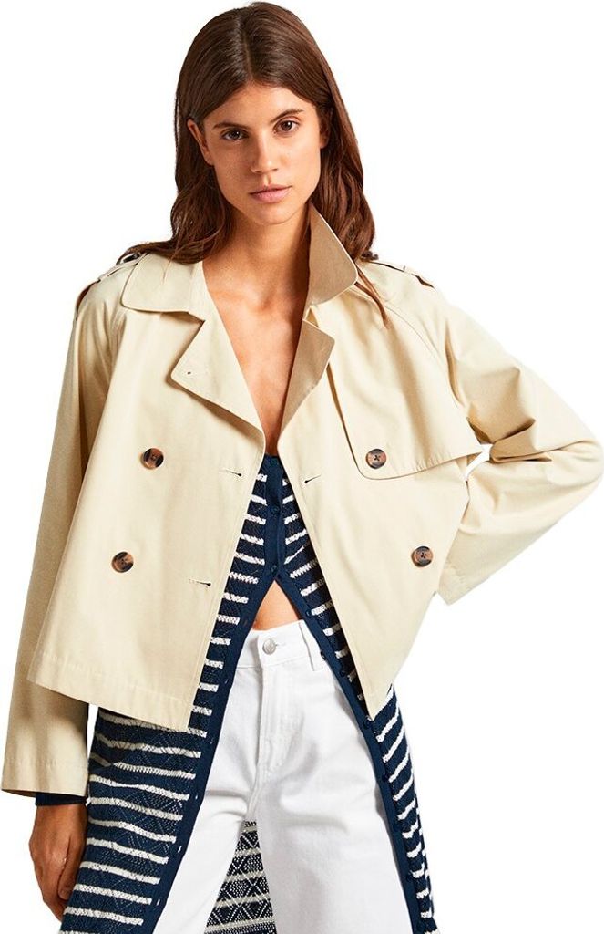 Pepe Jeans Sheila Trenchcoat Beige L Frau Beige L