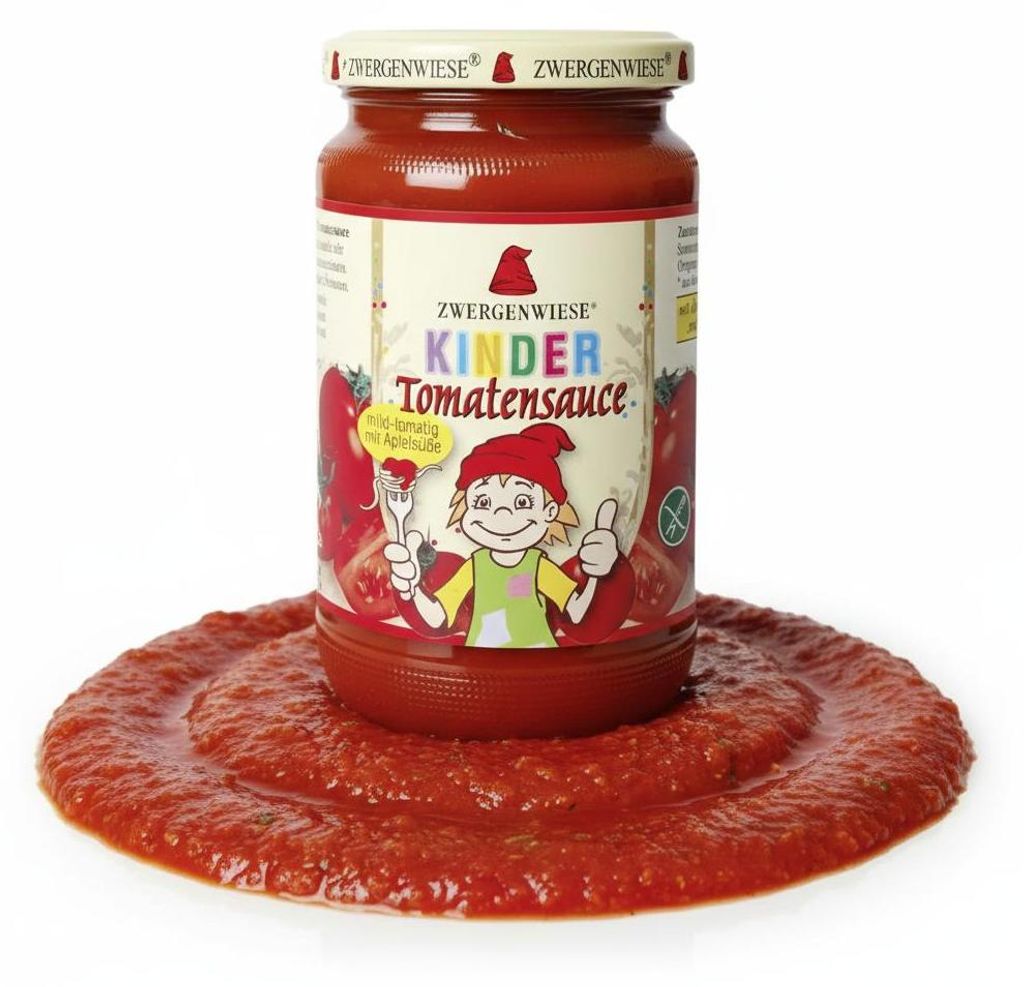 Zwergenwiese Kinder Tomatensauce, 340g Produktbild 