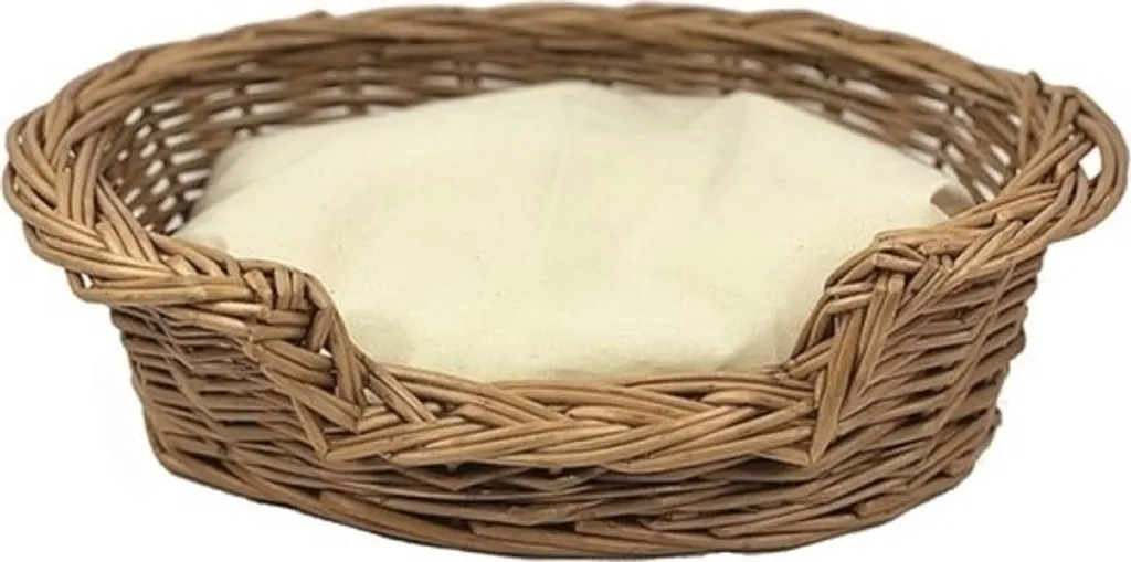 Panier pour chiens ou chats en peluche douce gris apaisant taille M