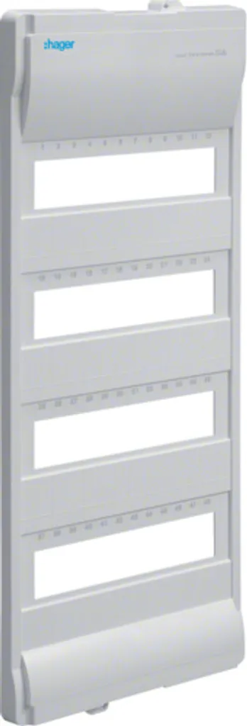 Cache tableau Hager VZ224N pour masquer disjoncteurs taille 4