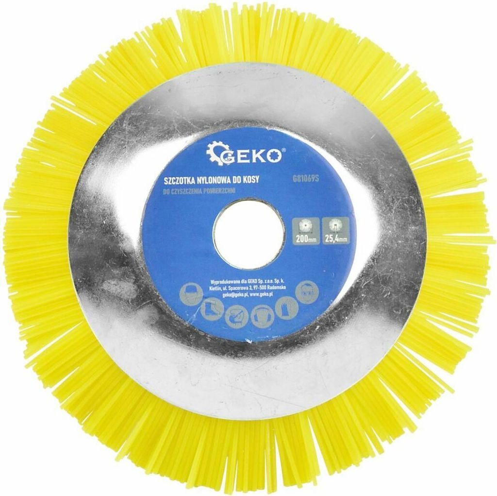 GEKO Spazzola in nylon 200x25,4 mm per decespugliatore Immagine del prodotto 