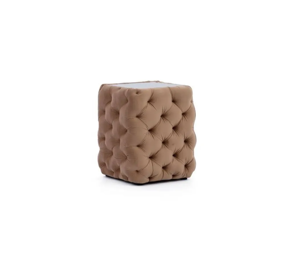 Table de chevet CLARITA LUX bois marron clair - Design minimaliste zen