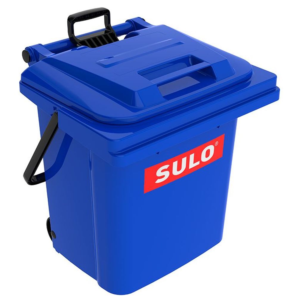 Mülltonne Retro Tonne Abfalleimer Systemmülltonne SULO 50 Liter Alubügel grün