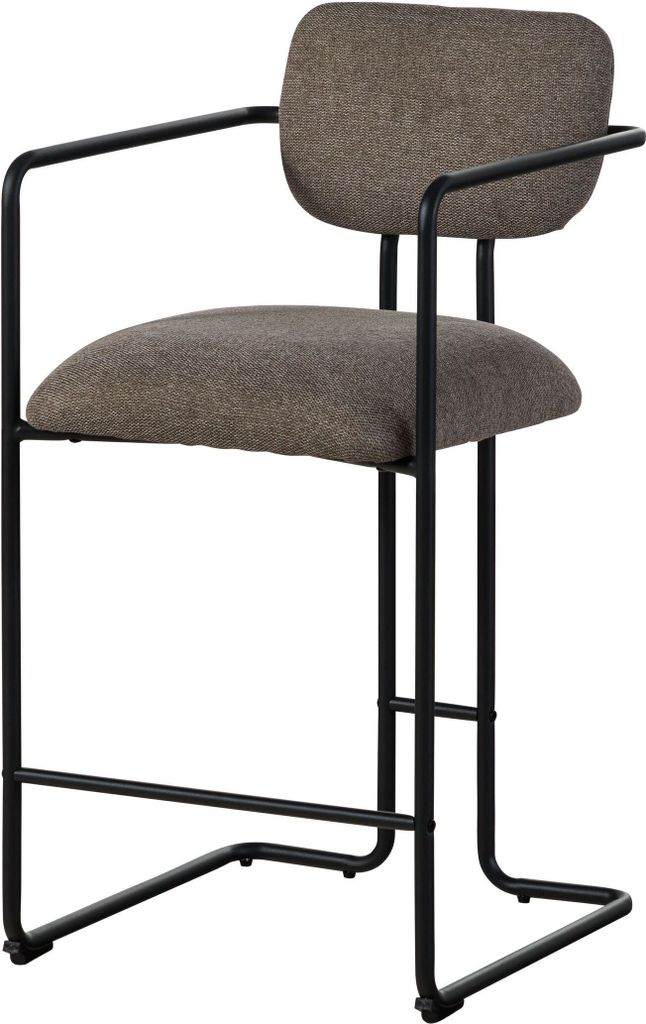 MASSIVMOEBEL24 Barstuhl 49x56x94 hellbraun RUBY #202 - 2er Set