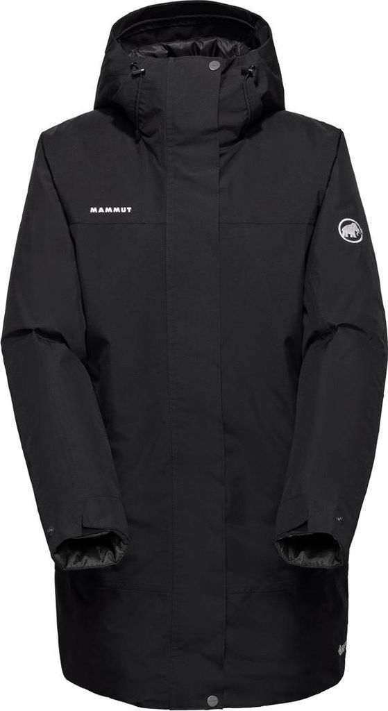 Treeline HS Thermo Hooded Parka Women, Isolierte Hardshell Jacke Damen - Mammut, Farbe:black, Größe:M