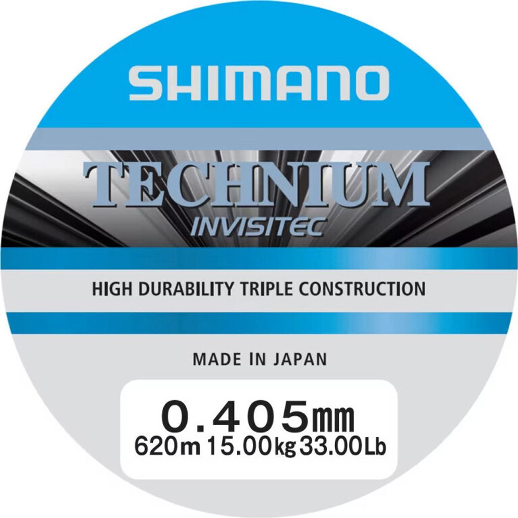 SHIMANO Technium Invisitec, 620m, 0,41mm, 15kg / 33,07lbs, Produktbild 