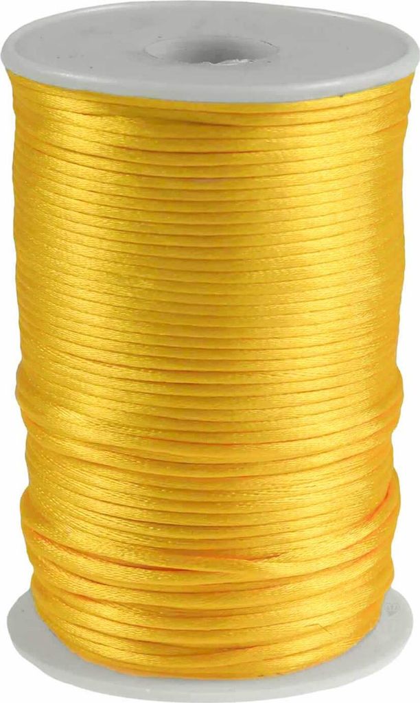 90m Satinschnur 2mm Satinkordel Schmuck-Kordel -Schnur Kumihimo Bänder