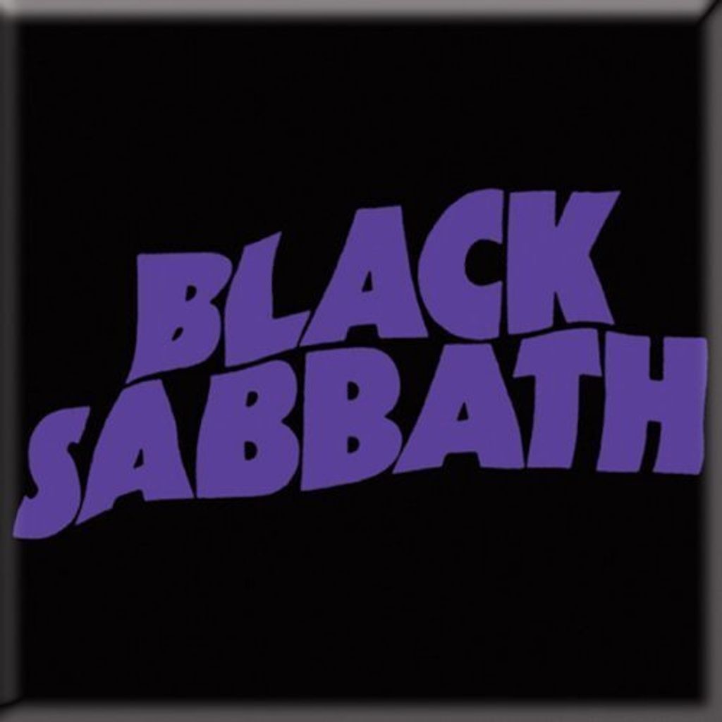 Black Sabbath Wavy Logo Magnet