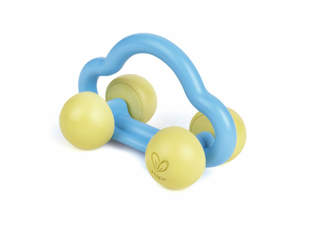 Hape Spielzeugauto Rattle & Roll - buntes Holzauto fr Kinder