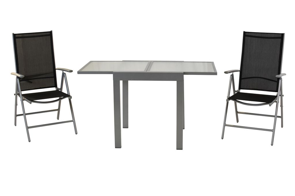 Merxx Gartenmöbel Set Amalfi 3tlg., 2 Klappsessel, Produktbild 