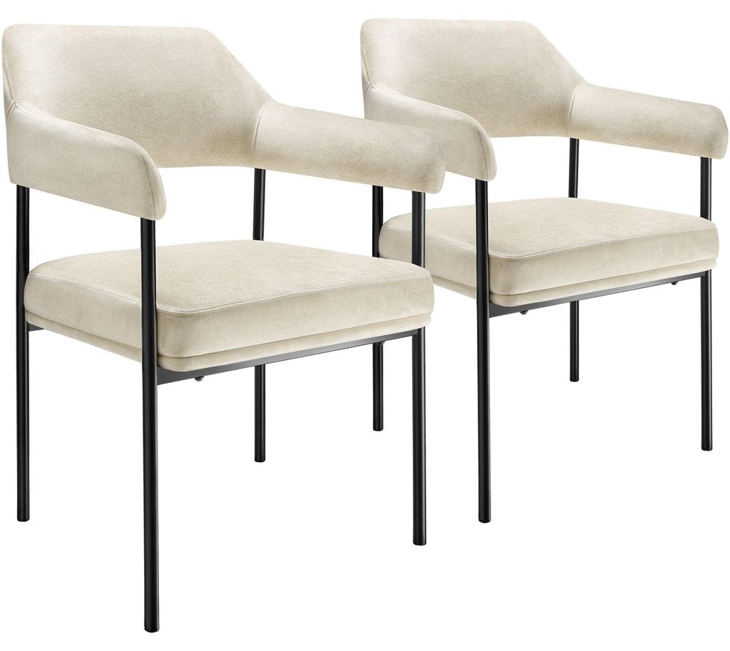 tectake® Armlehnstuhl Doé gepolstert 58 x 62 x 85 cm Produktbild 