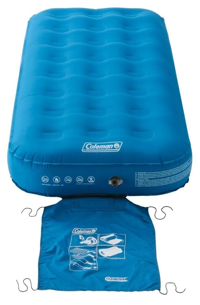 Lit de Camp Gonflable Coleman Extra Durable Solo Résistant et Compact