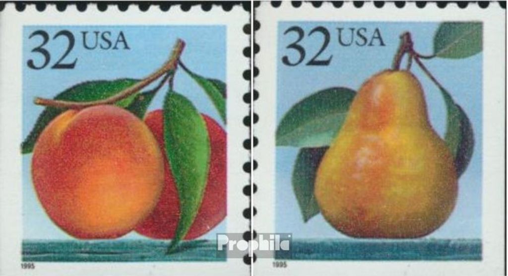 Briefmarken USA 1995 Mi 2605E-2606E (kompl.Ausg.) Produktbild 