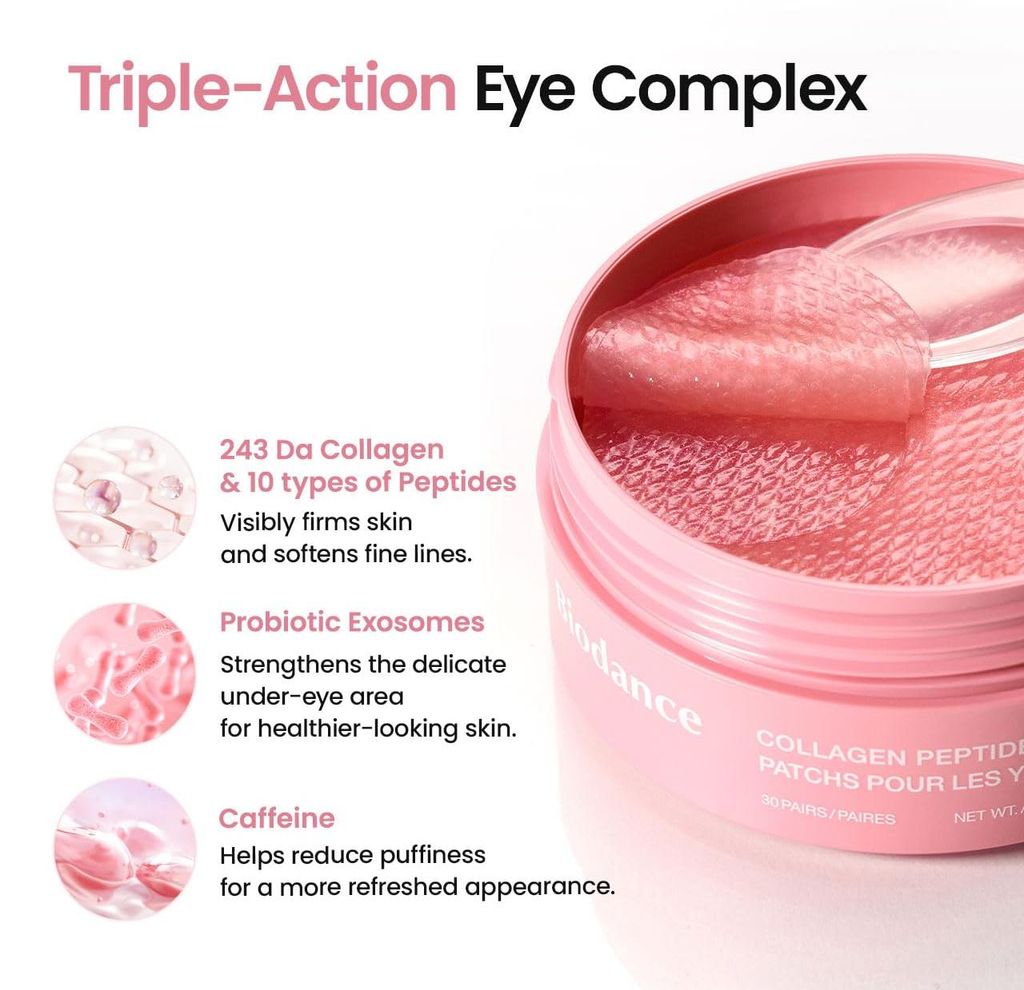 Biodance Collagen Peptide Eye Patches 85 g, 30 Stück Produktbild 
