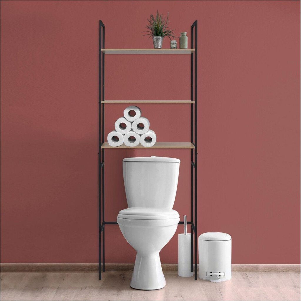 SAO Toilettenbrücke aus Holz und Metall