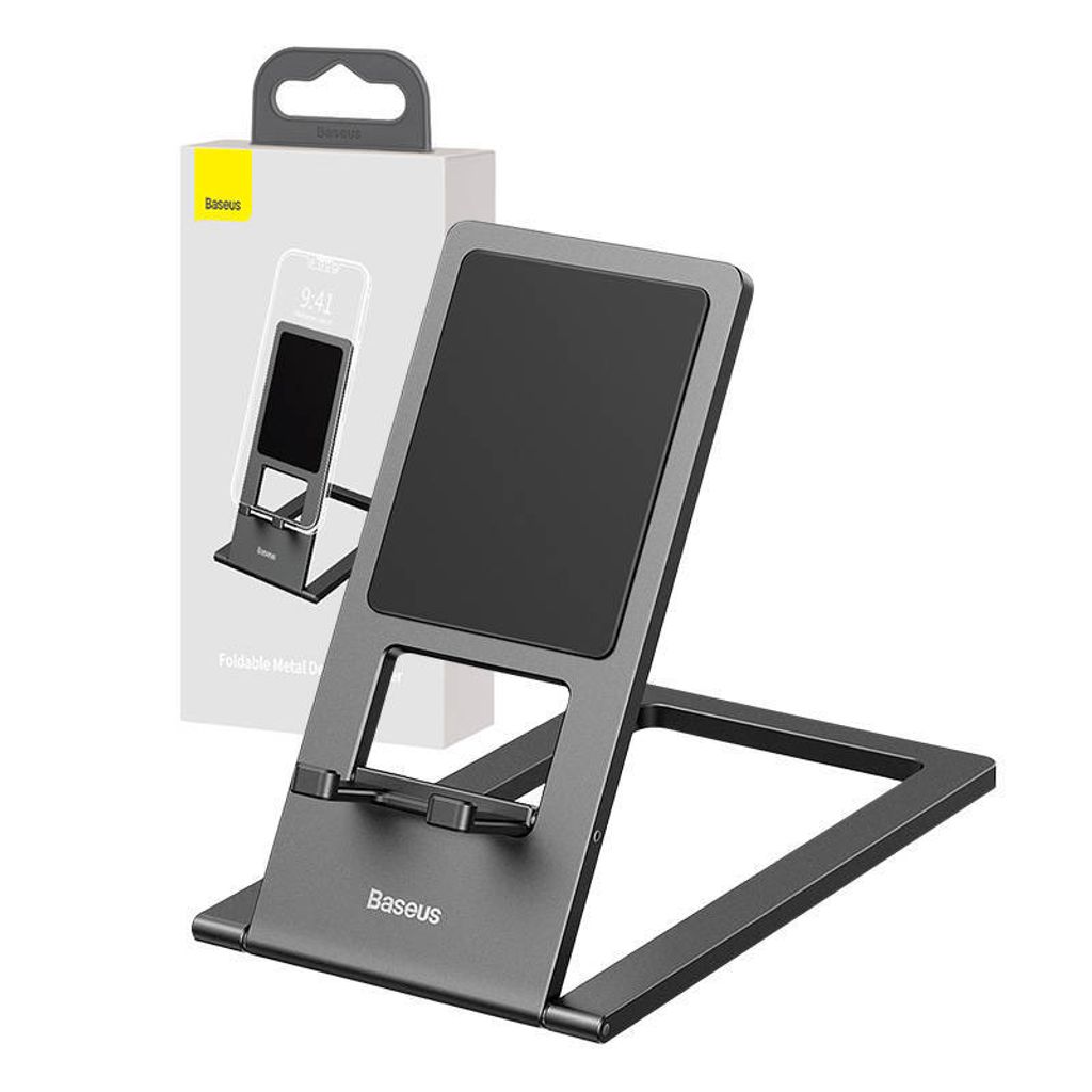 Baseus Klappbarer Schreibtischständer Tablet-Halter Graphit Produktbild 