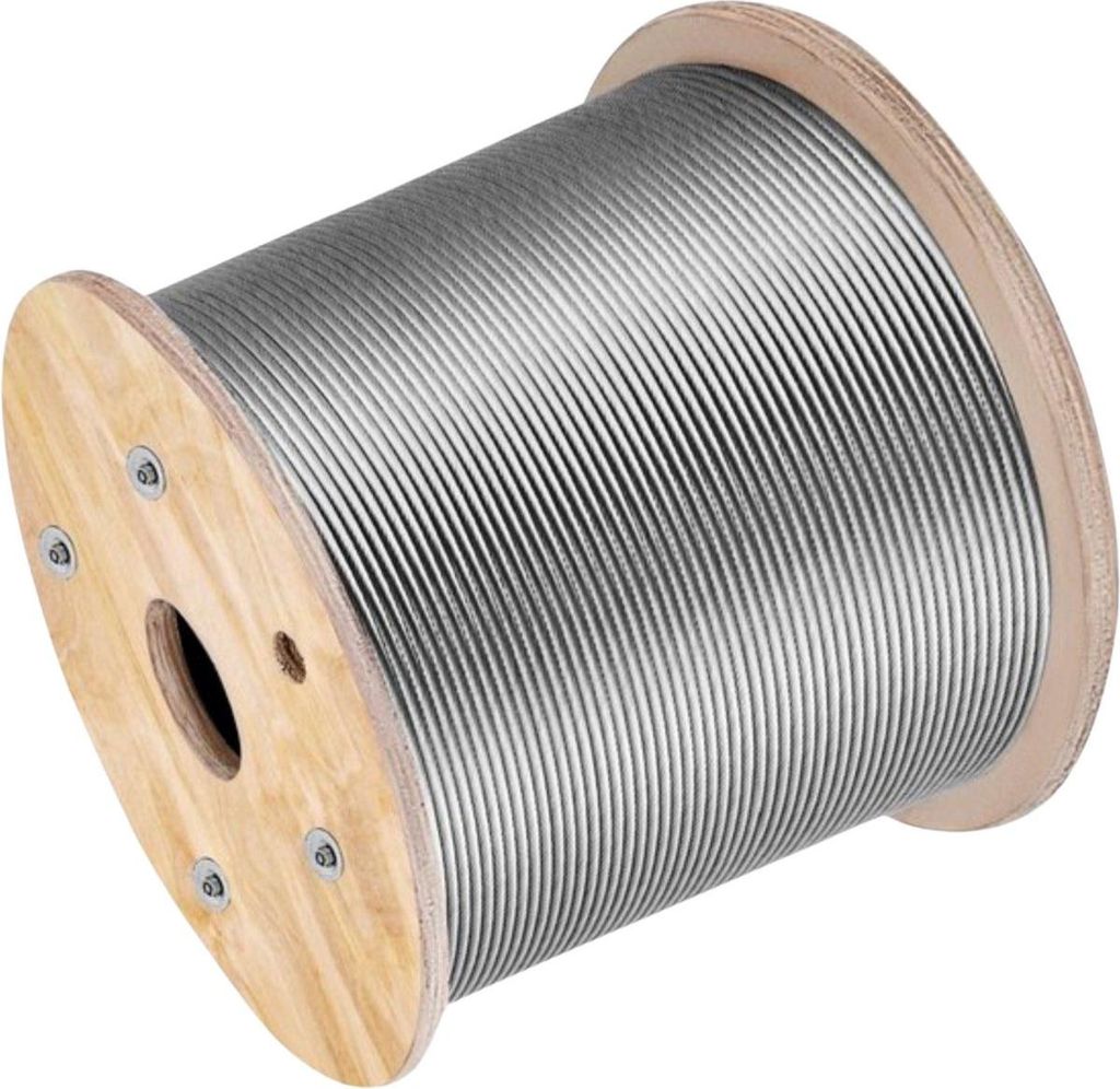 T316 Edelstahl-Stahldrahtseil – 3,2mm Durchmesser – 150m Rolle – Rostfrei, Vielseitig Einsetzbar