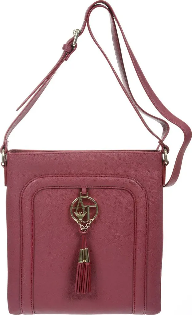 Petit Sac Armani Jeans Rouge 922524CC853 en Vernis : Style AJ Taille U