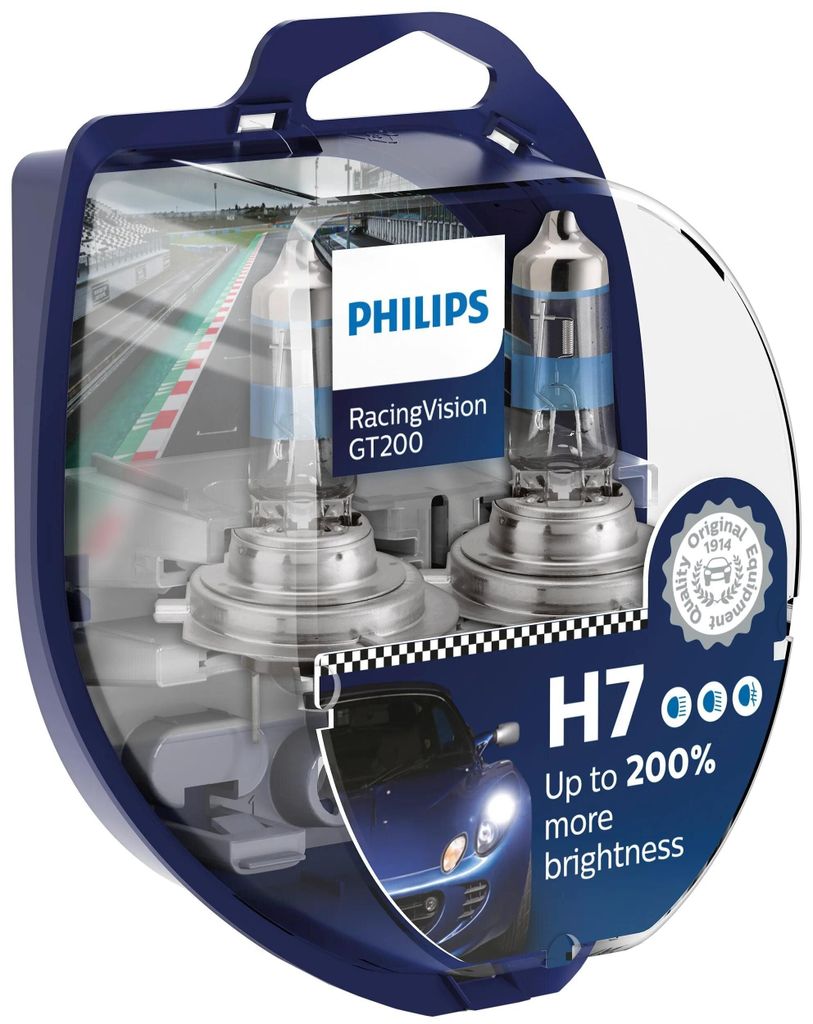 Philips 12972RGTS2 Racing Vision GT200 H7, lot de 2 Image du produit 