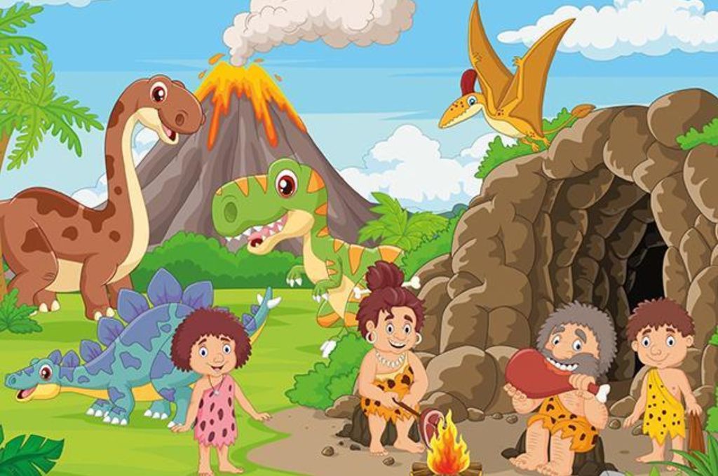 ART PUZZLE Dř evě né puzzle Family of the Stone Age 25 Teile