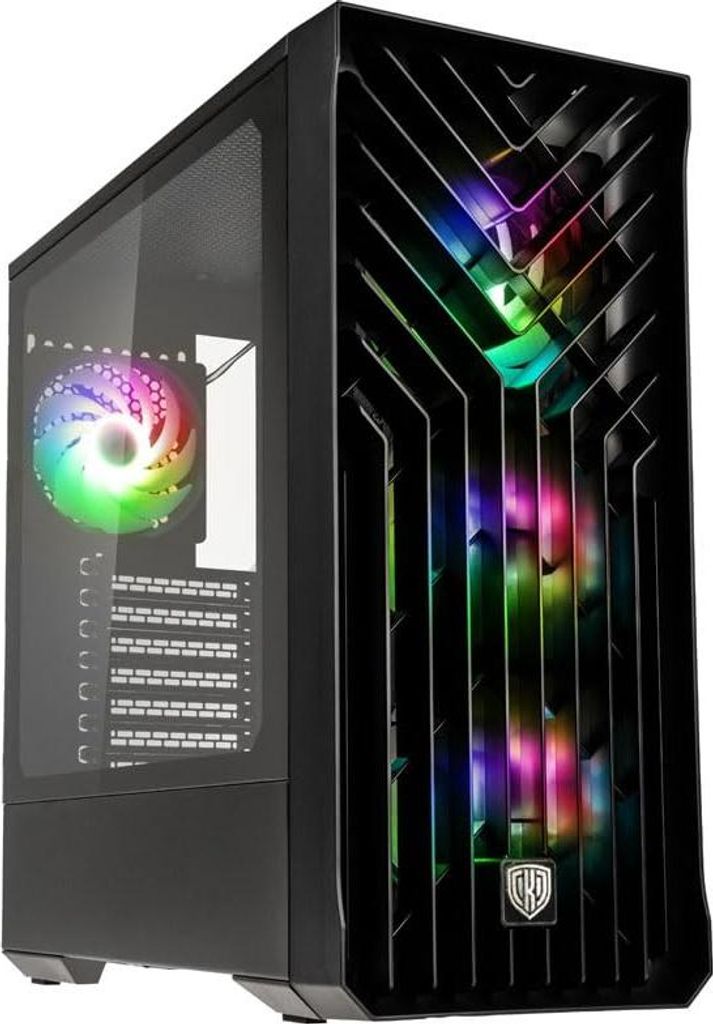 Kolink Unity Cascade ARGB Midi-Tower Case - schwarz - Midi/Minitower - ATX