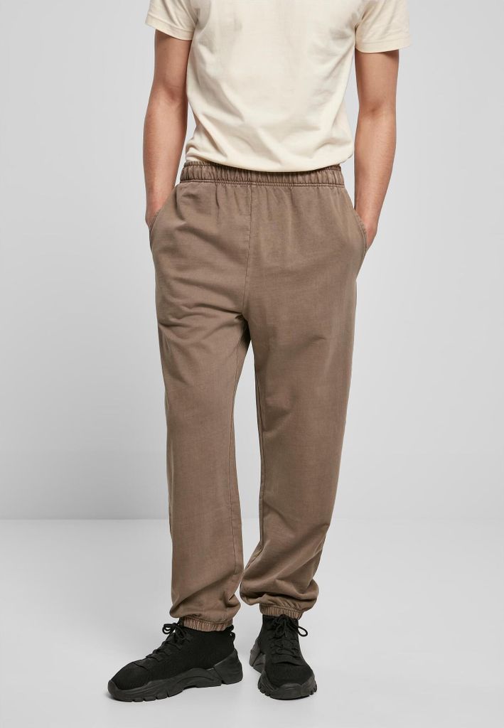 Urban Classics TB4389 | Overdyed Sweatpants Jogginghose Herren - Farbe: darkkhaki - Größe: M
