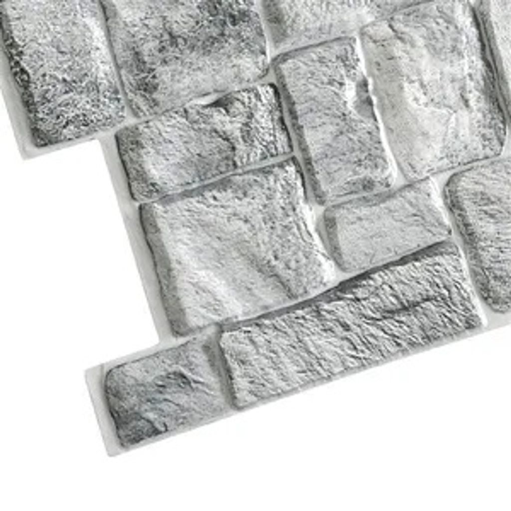 Panele ścienne / sufitowe 3D PCV, Naturalny Szary Kamień, 1 Zdjęcie produktu 