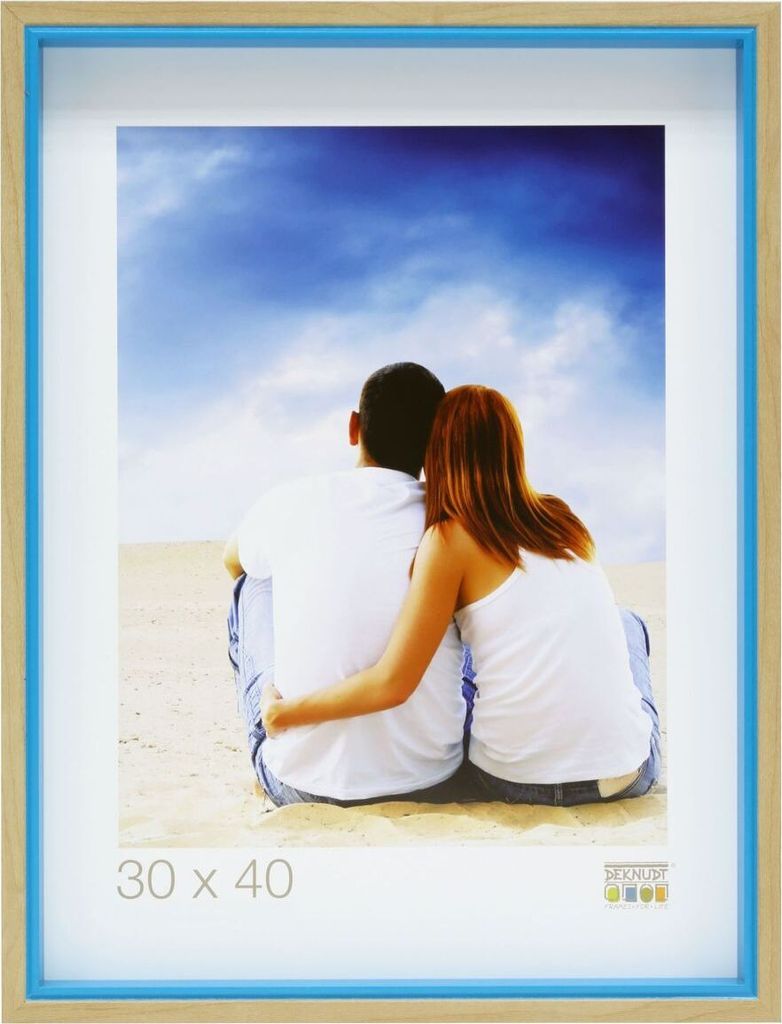 Deknudt Holzrahmen S40BH blau 30x40 cm