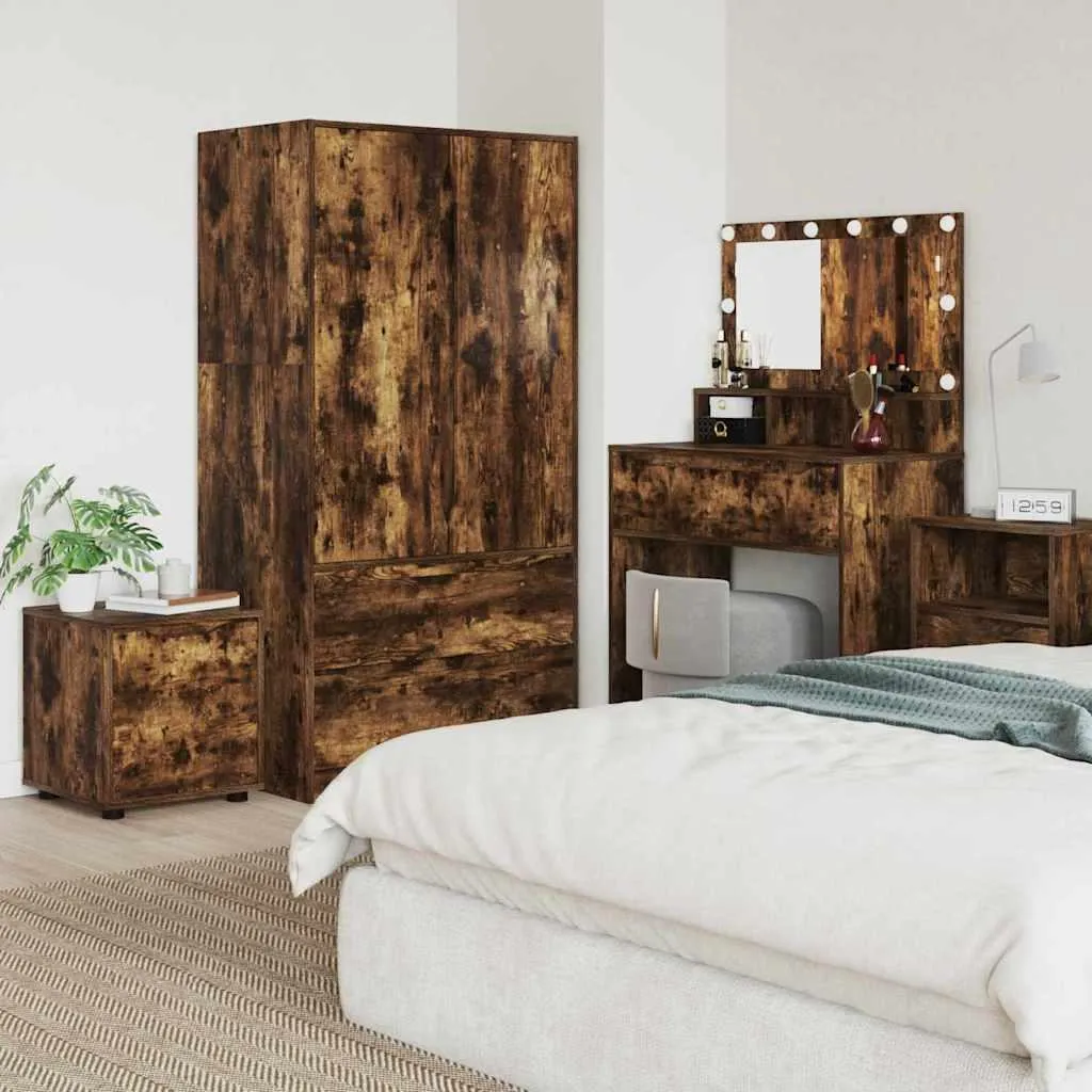 Maison Exclusive - Mobile da bagno in rovere affumicato 40,5 x 40 x 44 cm