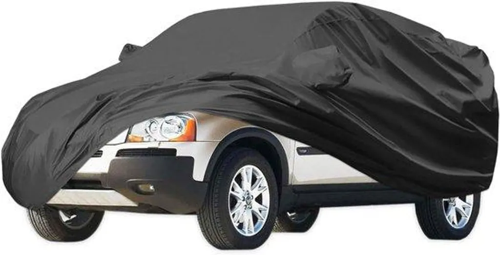 Housse SUV intégrale imperméable en PEVA avec protection anti-UV noire