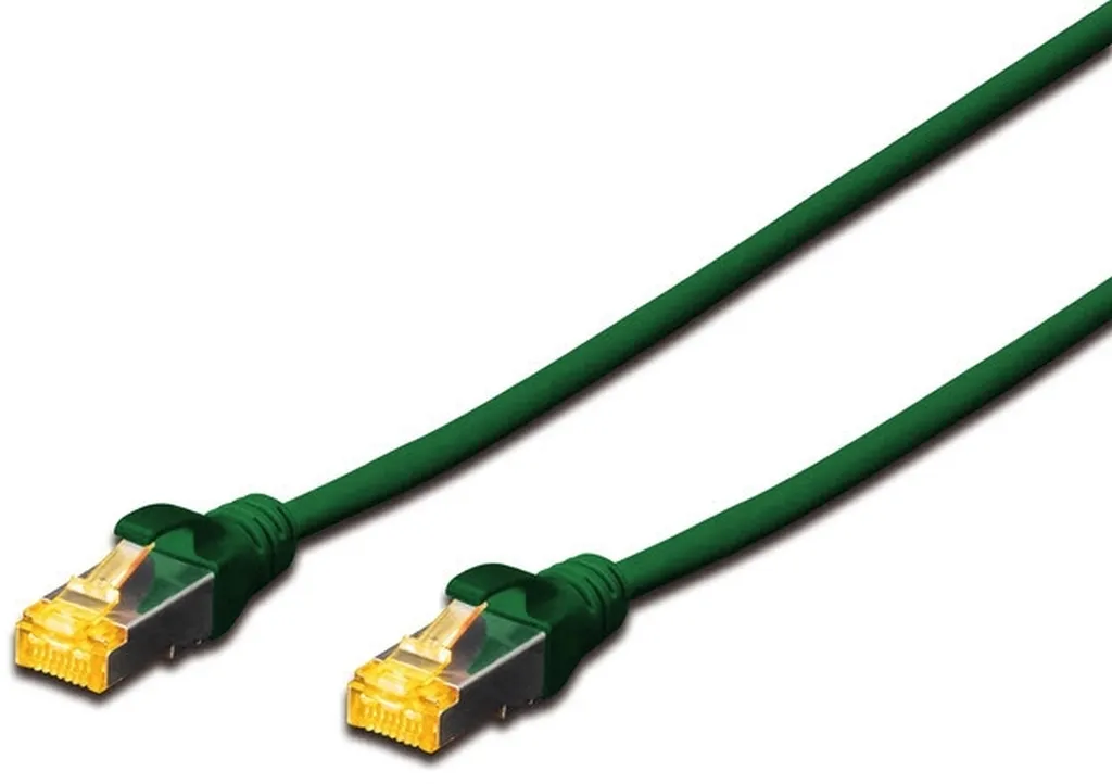 Cavo Rete Digitus CAT 6A S/FTP 5m Verde LSZH - Certificato ISO/IEC 11801