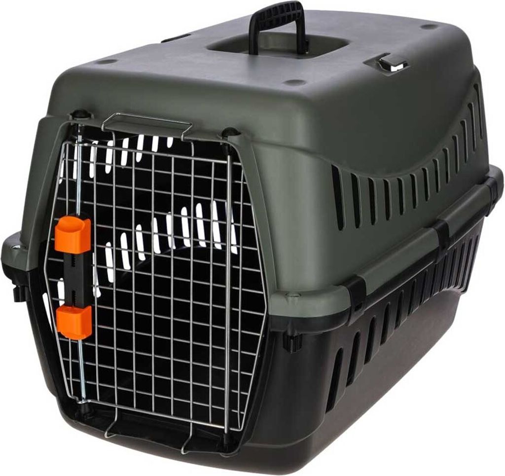 Kerbl Eco Haustiertransportbox Grün 70x50x51.5 cm Grün Produktbild 